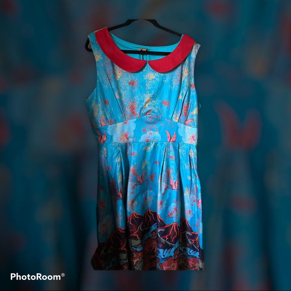 NWT Vintage style Jurassic Dinosaur Dress